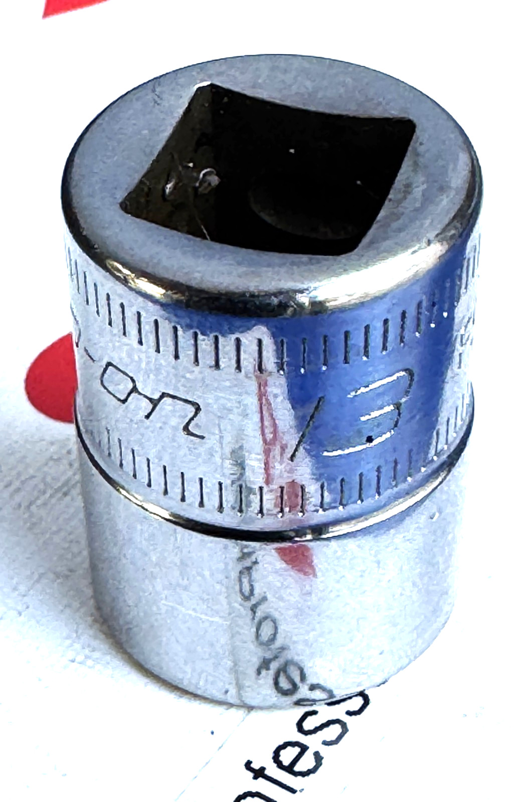Snap-on Tools 3/8″ drive Metric 13mm Shallow 6-point Socket wrench FSM131 NEW