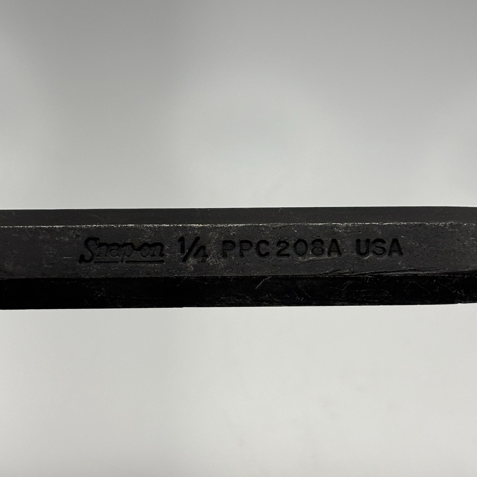 Mint Snap On Tools PPC208A 1/4 Point Black Oxide 6-1/4” Starter Punch USA 1977