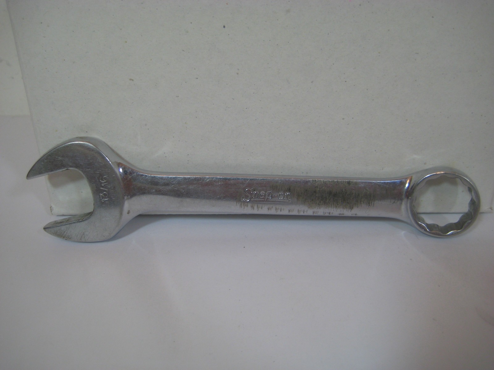 Vintage Snap On Tools OEX260 Short Chrome Combination Wrench 13/16” 12PT SAE