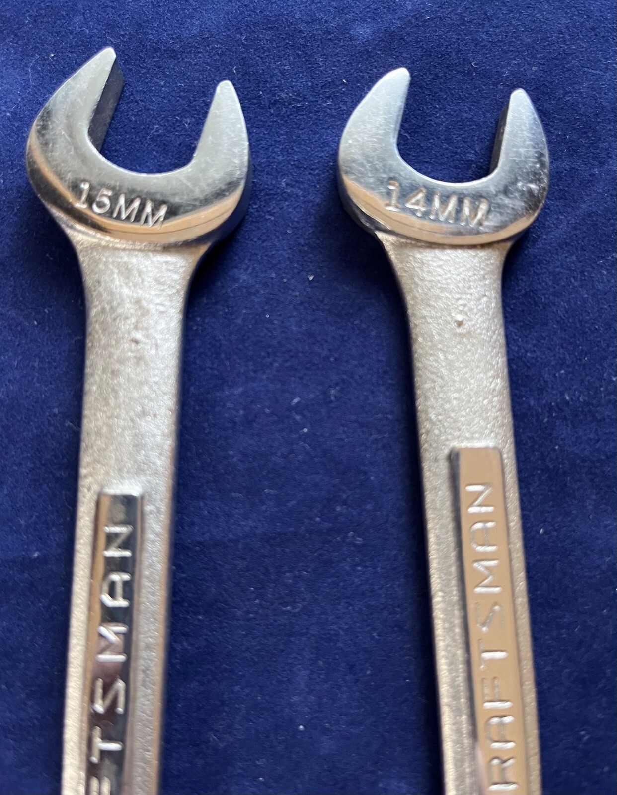 2 Craftsman Tools Open End Wrench 44507 13mm x 15mm 44506 12mm x 14mm V Series