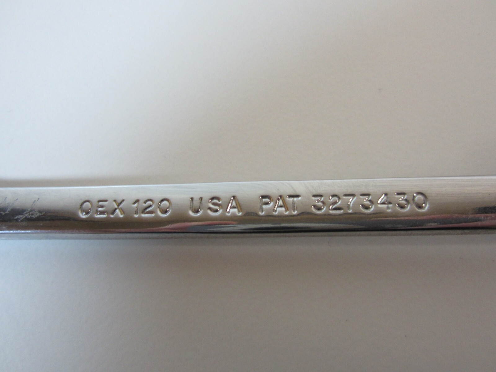 Snap-On Tools USA OEX120 SAE 3/8″ Chrome Combination Wrench – 12 Point