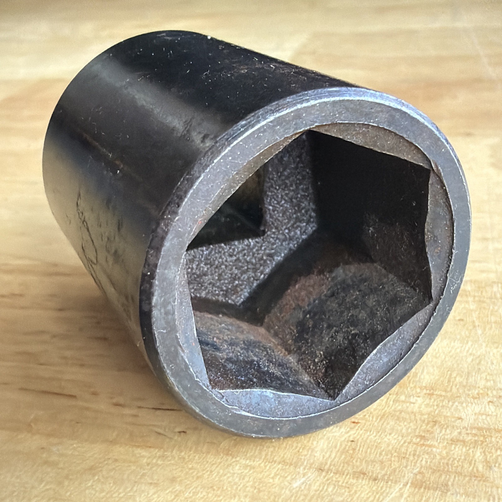 Matco Tools 1″ Shallow Impact Socket 1/2″ Drive 6 Point CP326 USA READ!