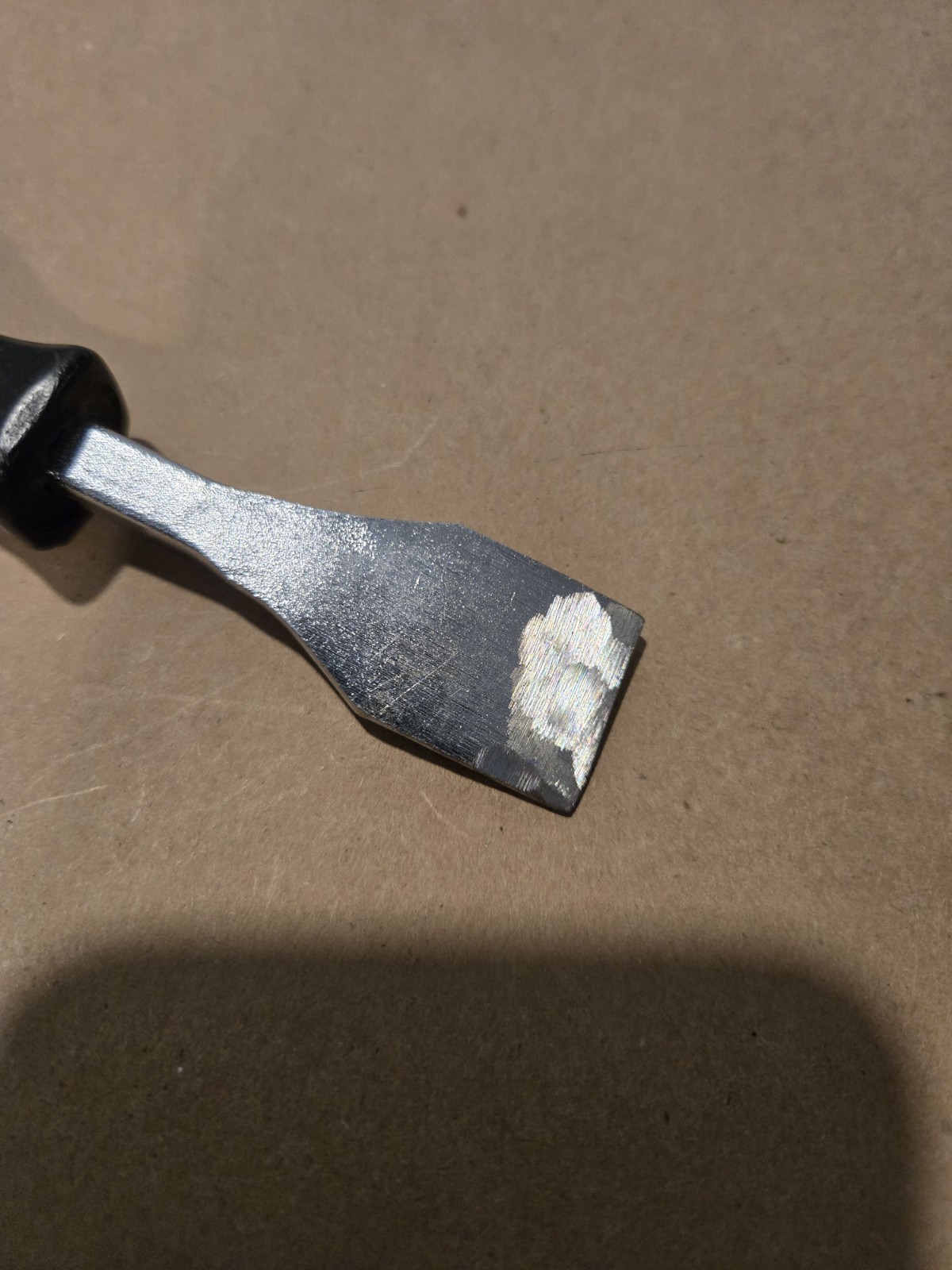 Snap On 7-1/4″ Long Ridgid Carbon Scraper Black Hard Handle USA Read Ad CSA8