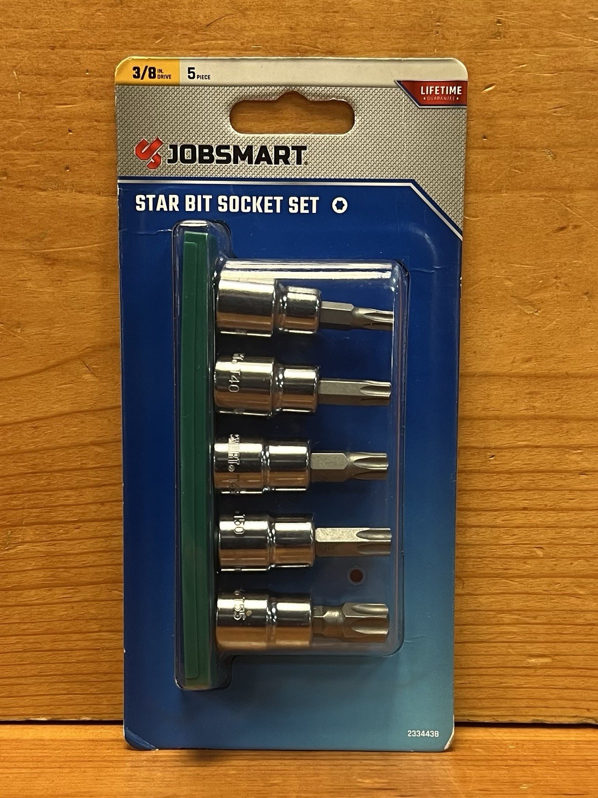 JOBSMART 2334438 3/8″ 5 Pc Star Bit Socket Set