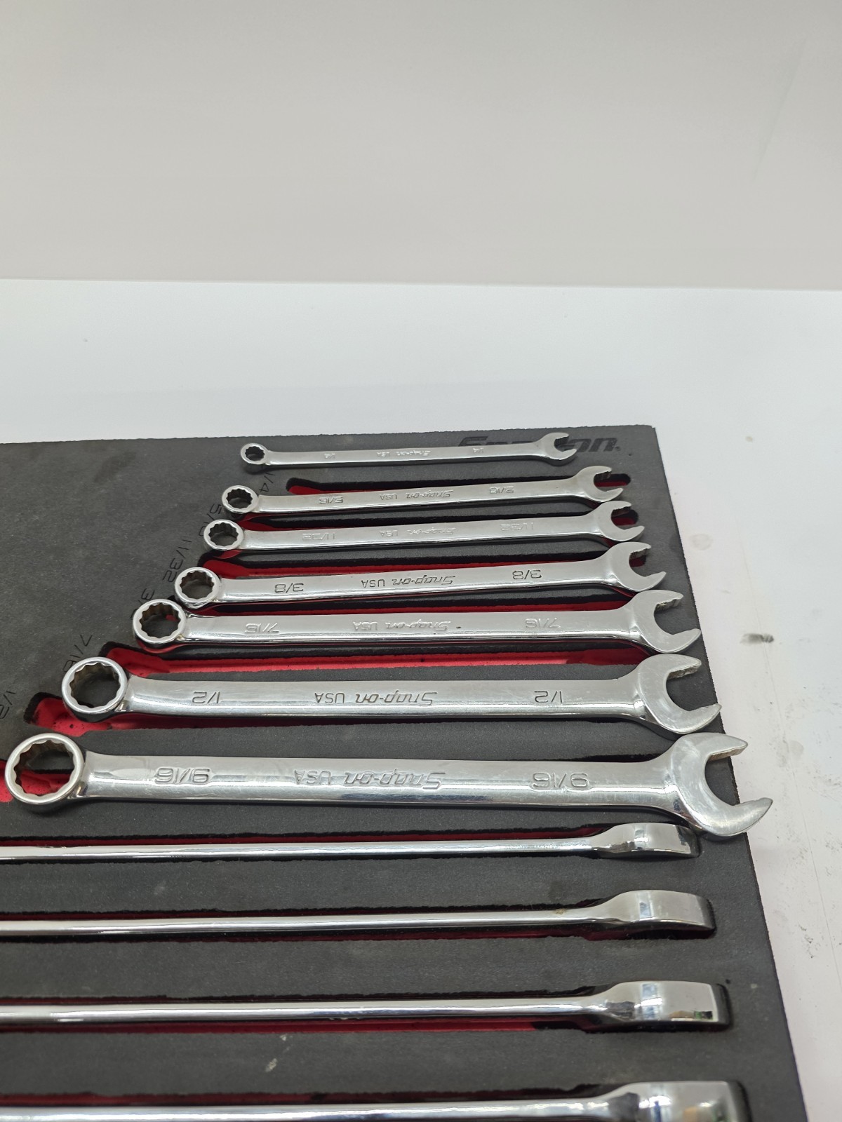 New Snap-on SOEX01FMBR 1/4″ thru 15/16″ 12-pt Flank drive Plus Combo Wrench Set