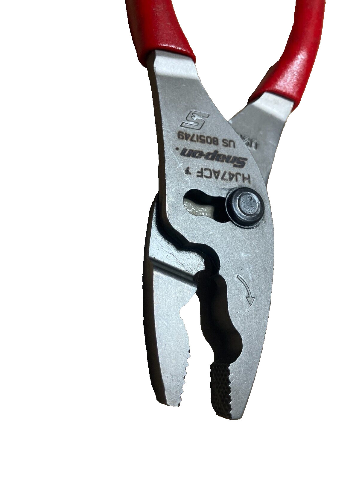 New Snap-on™ Red HJ47ACF HJ47ACFR Talon Grip Flank Jaw Slip-joint Pliers