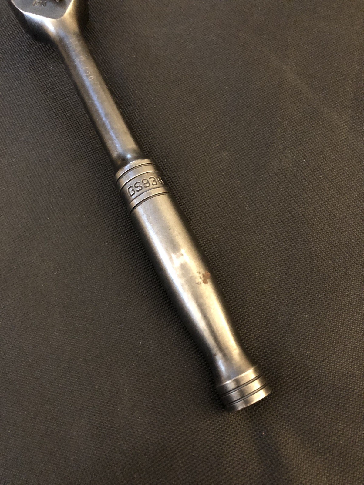 Snap-On Tools 1/2″ Drive Ratchet 10.5″ Black Industrial Finish GS936 US
