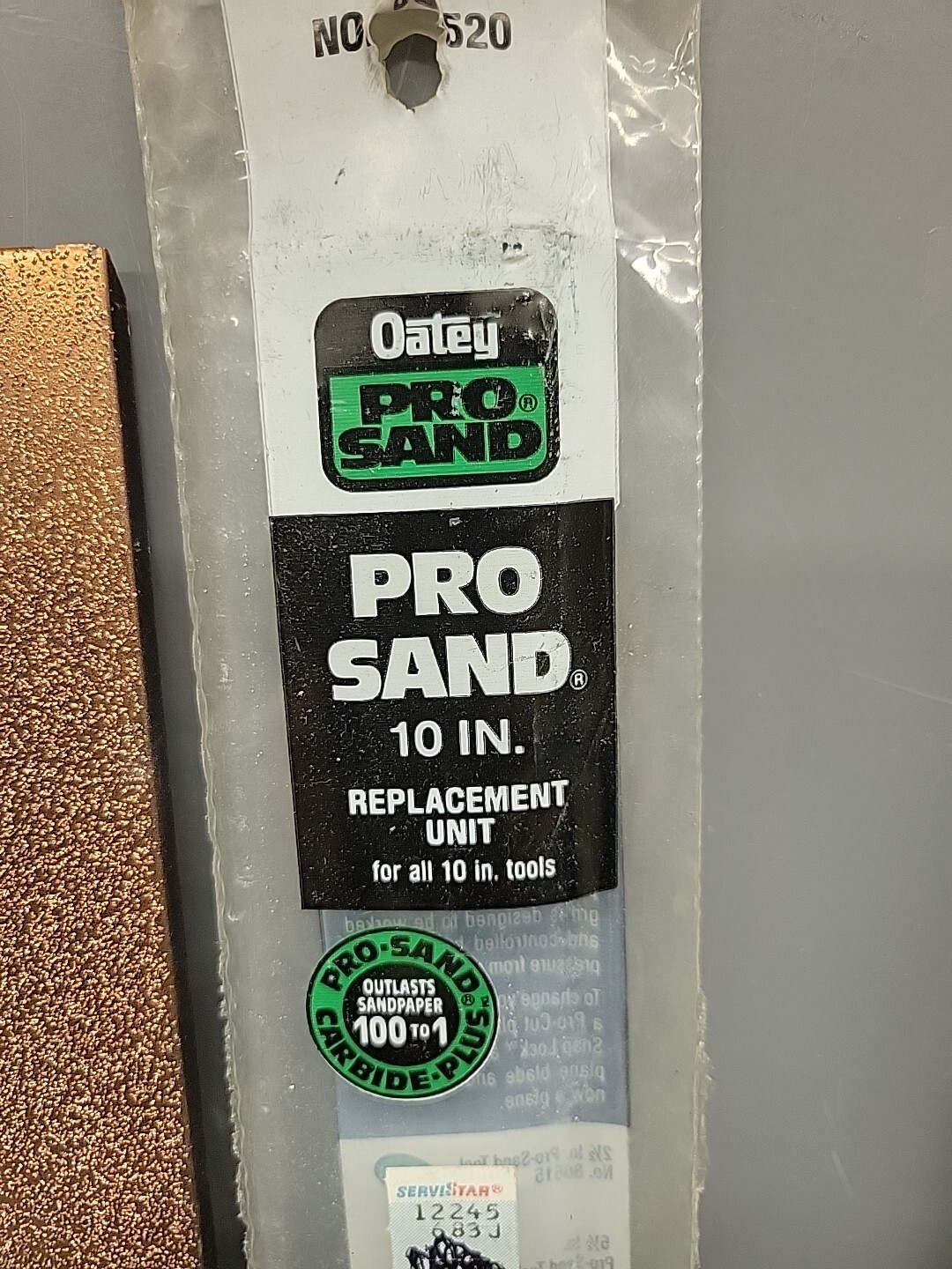 Oatey 10″ Carbide Abrasive Blade 80 Grit Fits Stanley 295 296 285 21-430 21-431