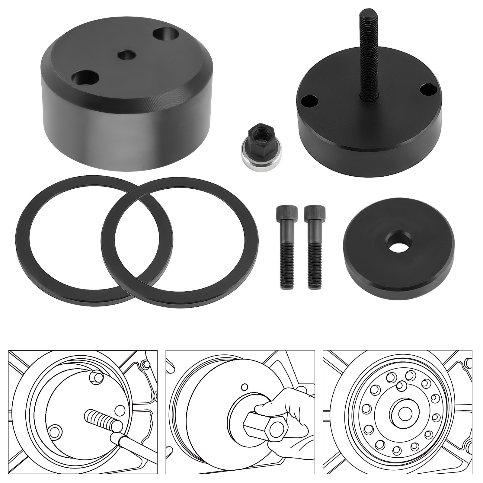 Front/ Rear Crankshaft Seal Wear Sleeve Installer Fit Detroit Diesel Series 60