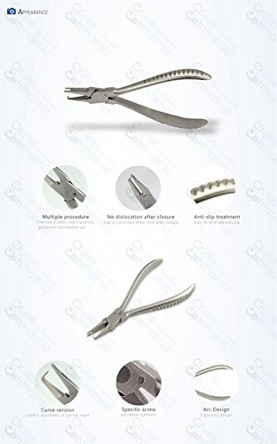 Eyeglasses Plier Nose Pad Remover Silver