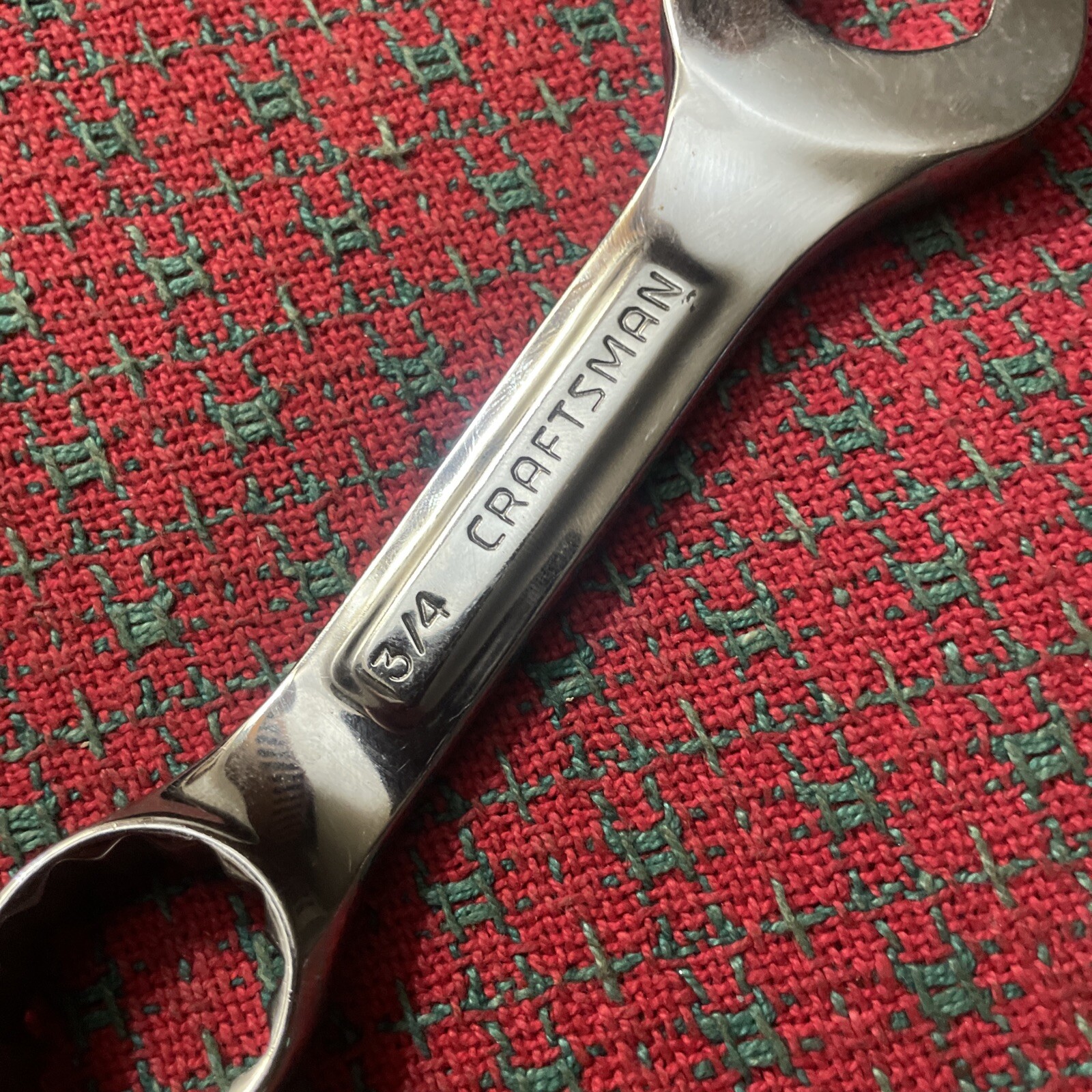 Vintage Craftsman 3/4″ Stubby Combination Wrench 44109 Excellent USA 🇺🇸