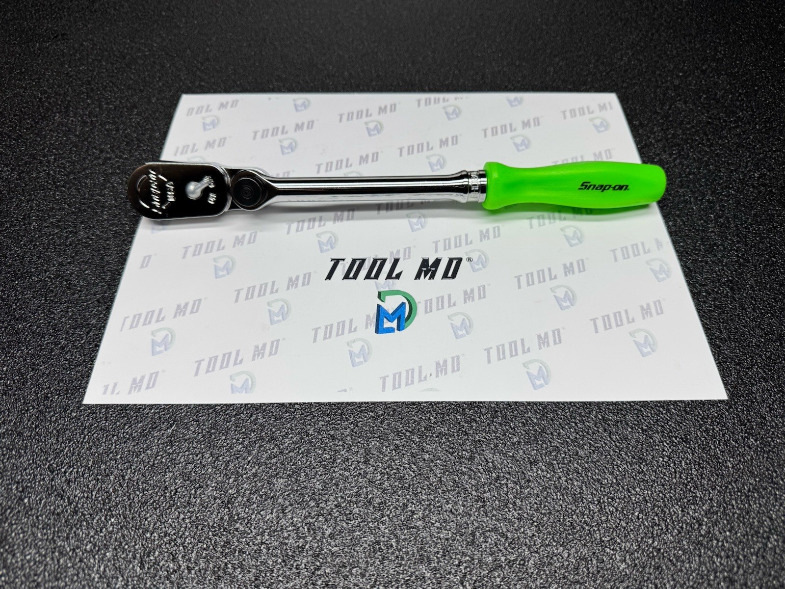 Snap-on Tools USA NEW GREEN 3/8″ Drive Hard Grip Multi-Position Ratchet FHD80MP