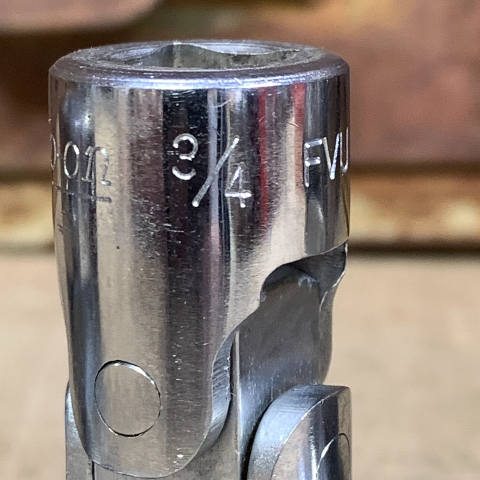 Snap-on Swivel Socket Lot 3/8” Drive ~ 5/8” 3/4” 7/8″ ~ 12 Point – 3 pieces USA