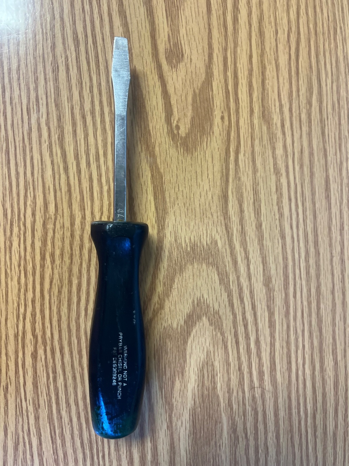 SNAP ON – SDD44 – SQUARE SHANK FLAT BLADE SCREWDRIVER 8.5″ LONG — LOC#44