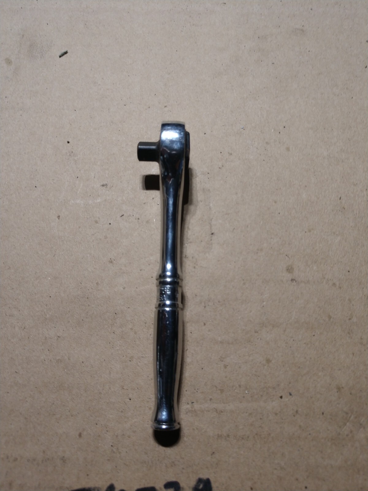 Snap On Tools USA TM739 1/4” Drive Round Head Short Handle Chrome Ratchet 4.5”