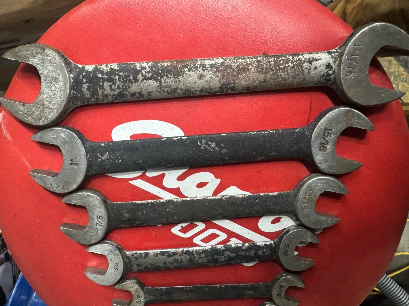 billings wrenches set 7 piece open ended wrench