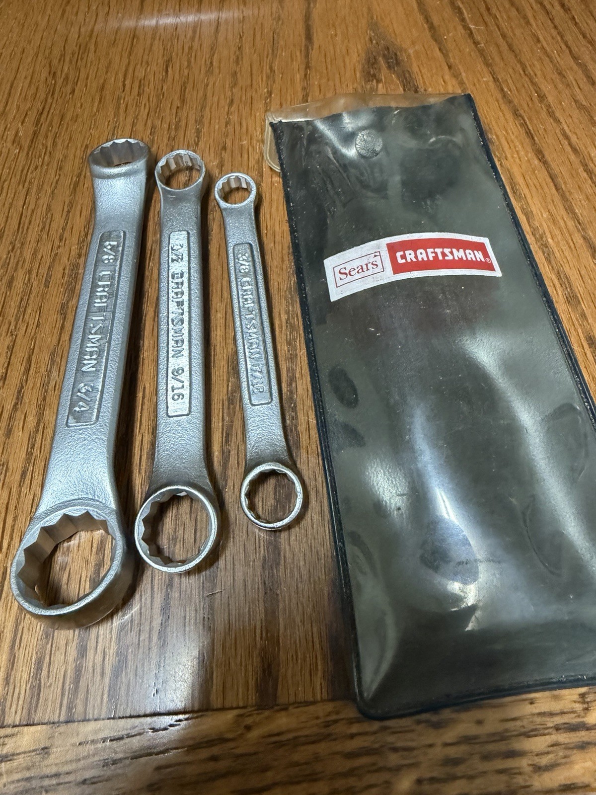 Craftsman -V- Series NEW Short Box End Wrench Set 94365 w/ Case Made in USA