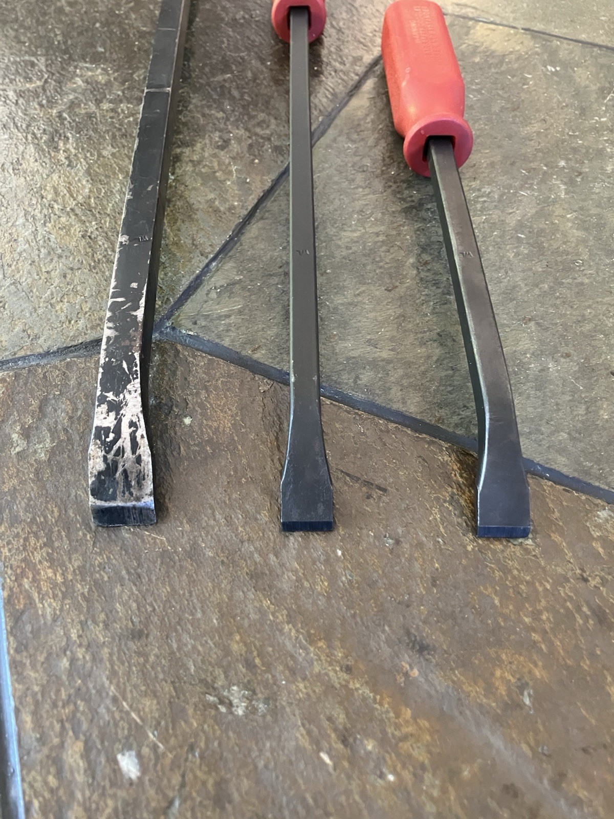 Craftsman 43383 43370 43369 3 Pc. Strike Cap Pry Bar Set 12″ 17″ 25″ / USA
