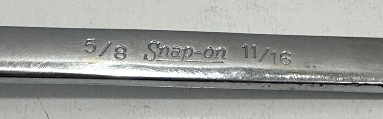 Snap On XB2022 5/8” x 11/16” 12 Point 10° Offset Double Wrench 1987 SAE GUC