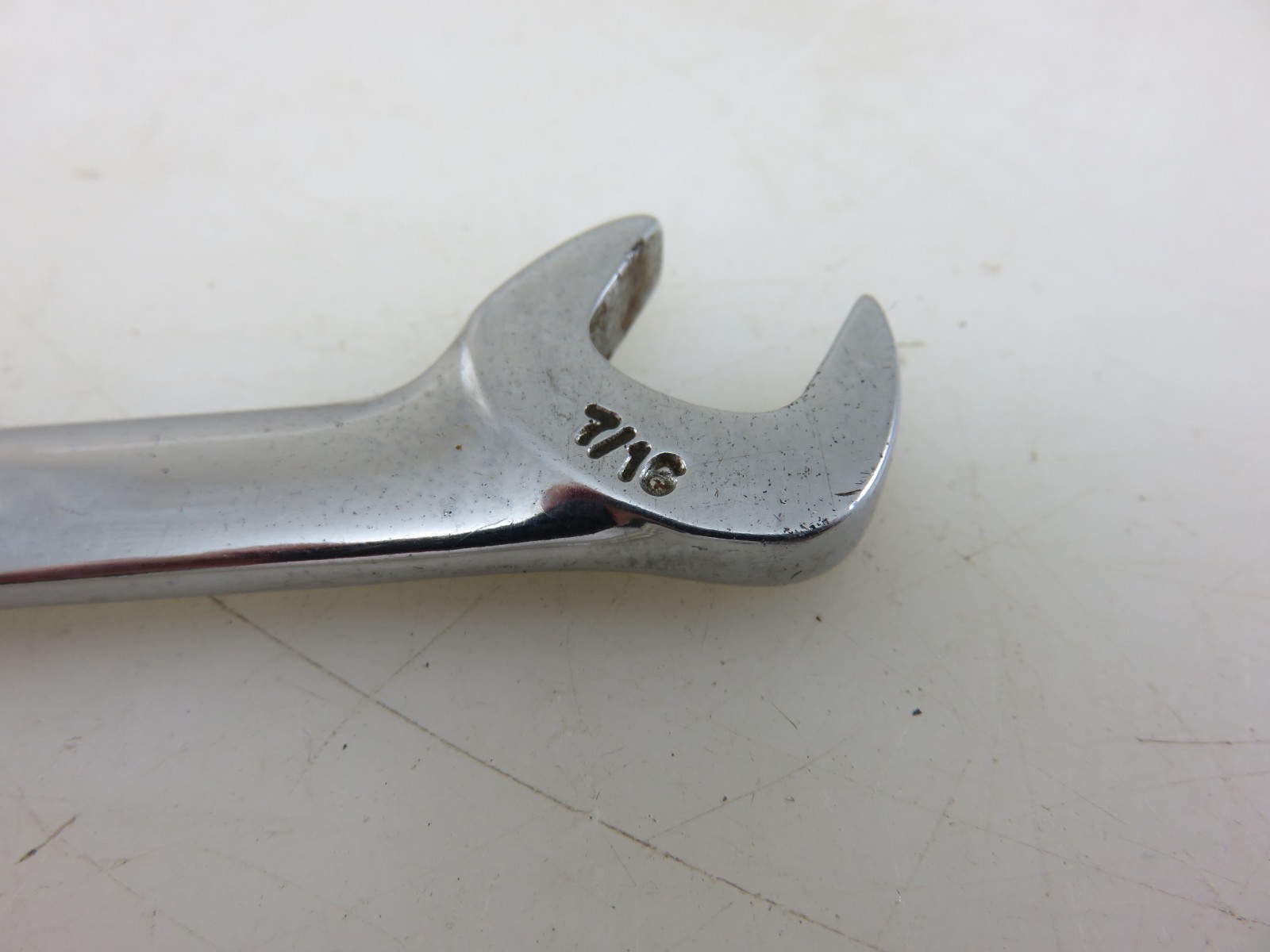 Snap-On VS14 4-Way Angle Open End Wrench 7/16″ Vintage