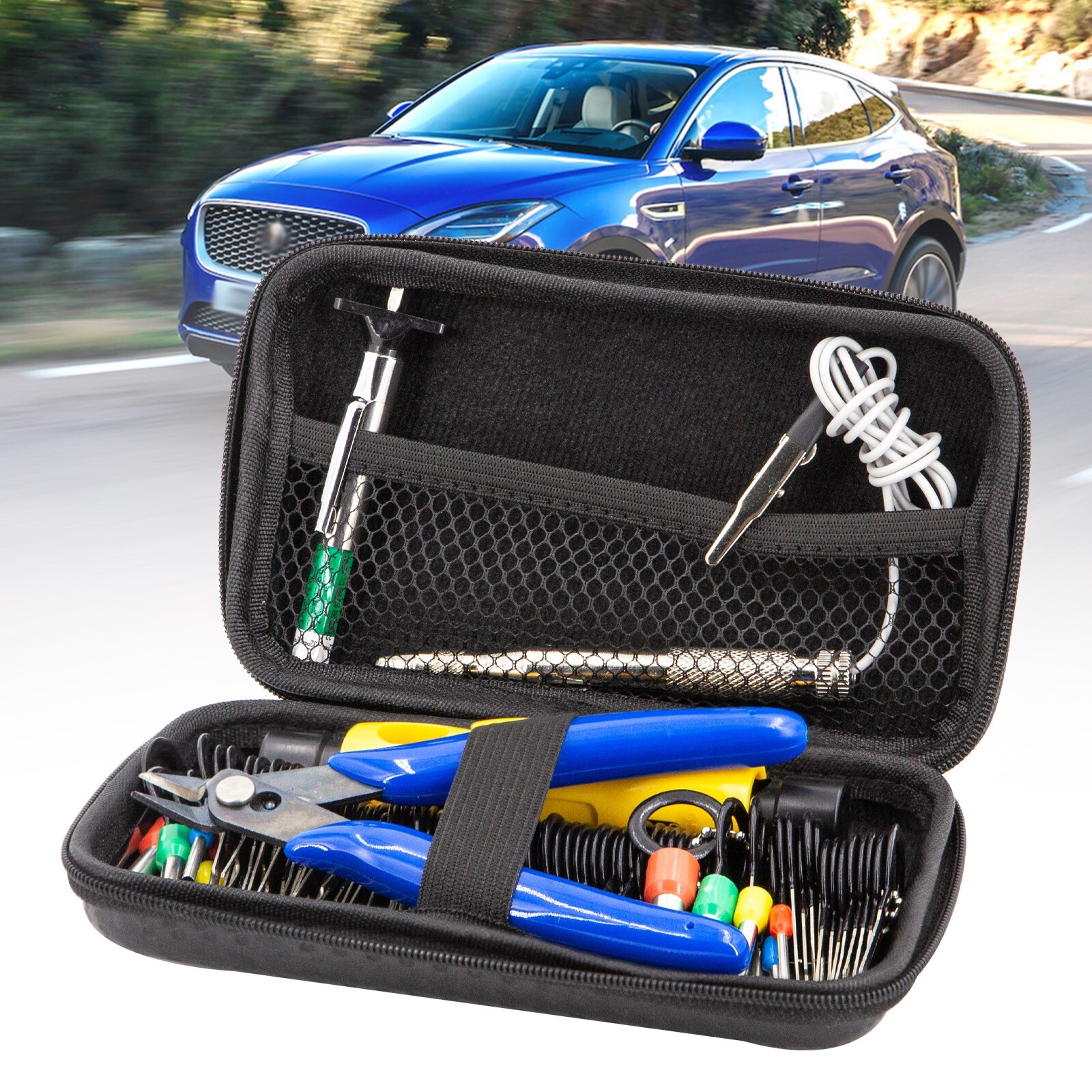 84Pcs Terminal Removal Tool Kit Connector Release Pin Ejector Key Wire Pliers