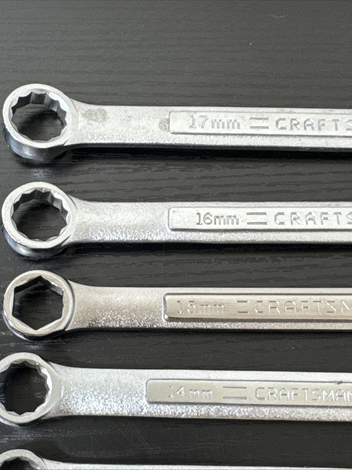 Craftsman USA V VV Metric Combination Wrench 11 Pc Set 12Pt 6mm Up To 17mm Read