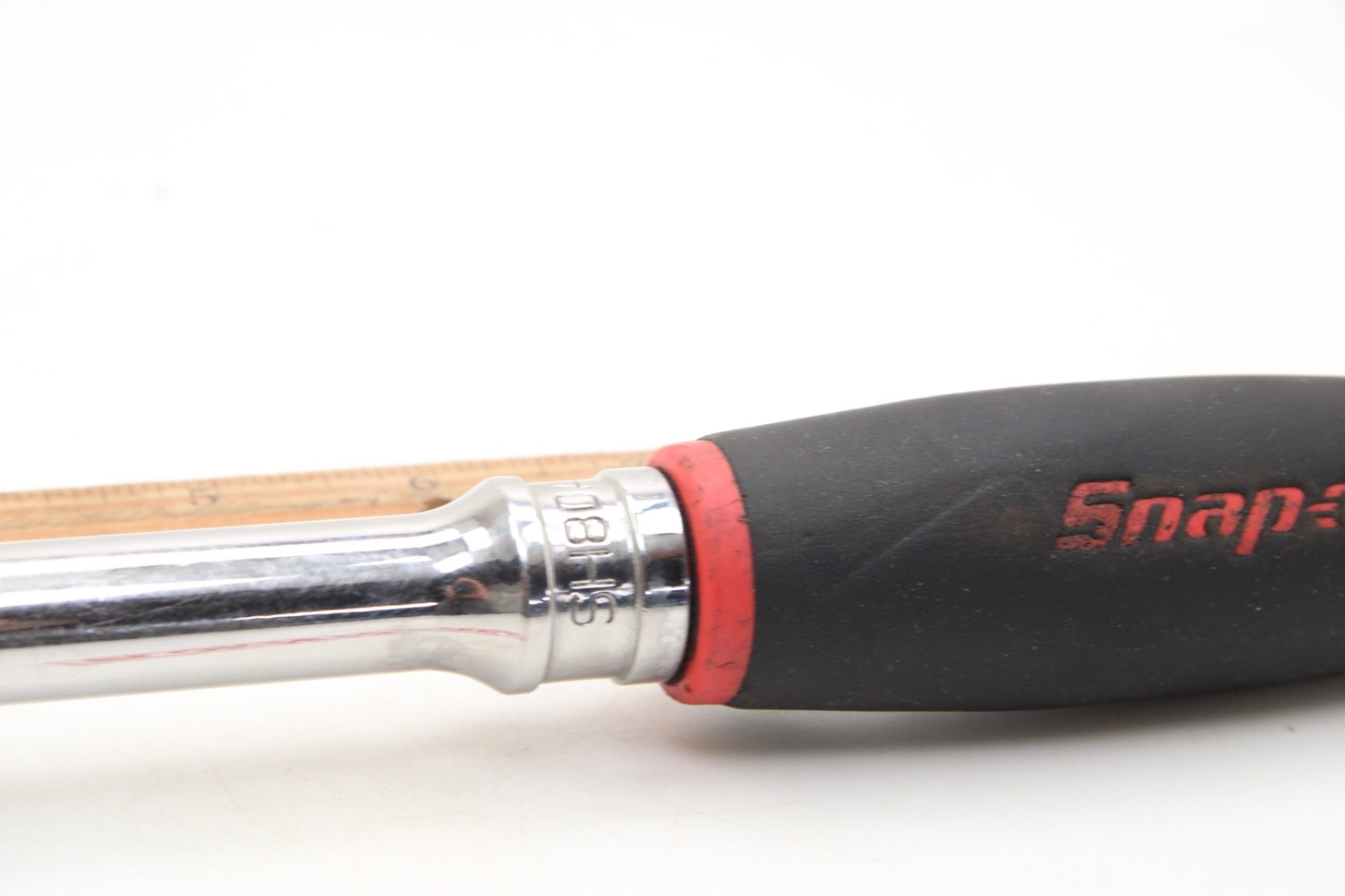 Snap-on SH80A 1/2” Drive 12″ Black/Orange Soft Grip Handle 80 Tooth Ratchet USA