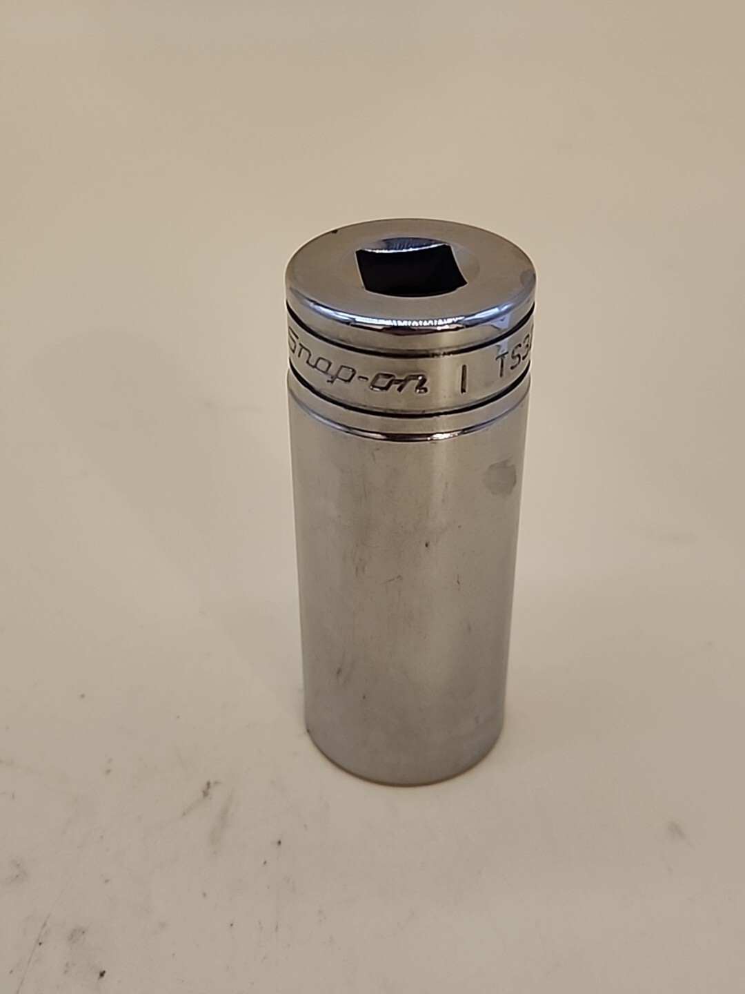 Snap-on Tools 1/2″ Drive 1″ SAE Deep 6 Point Chrome Socket TS321 USA