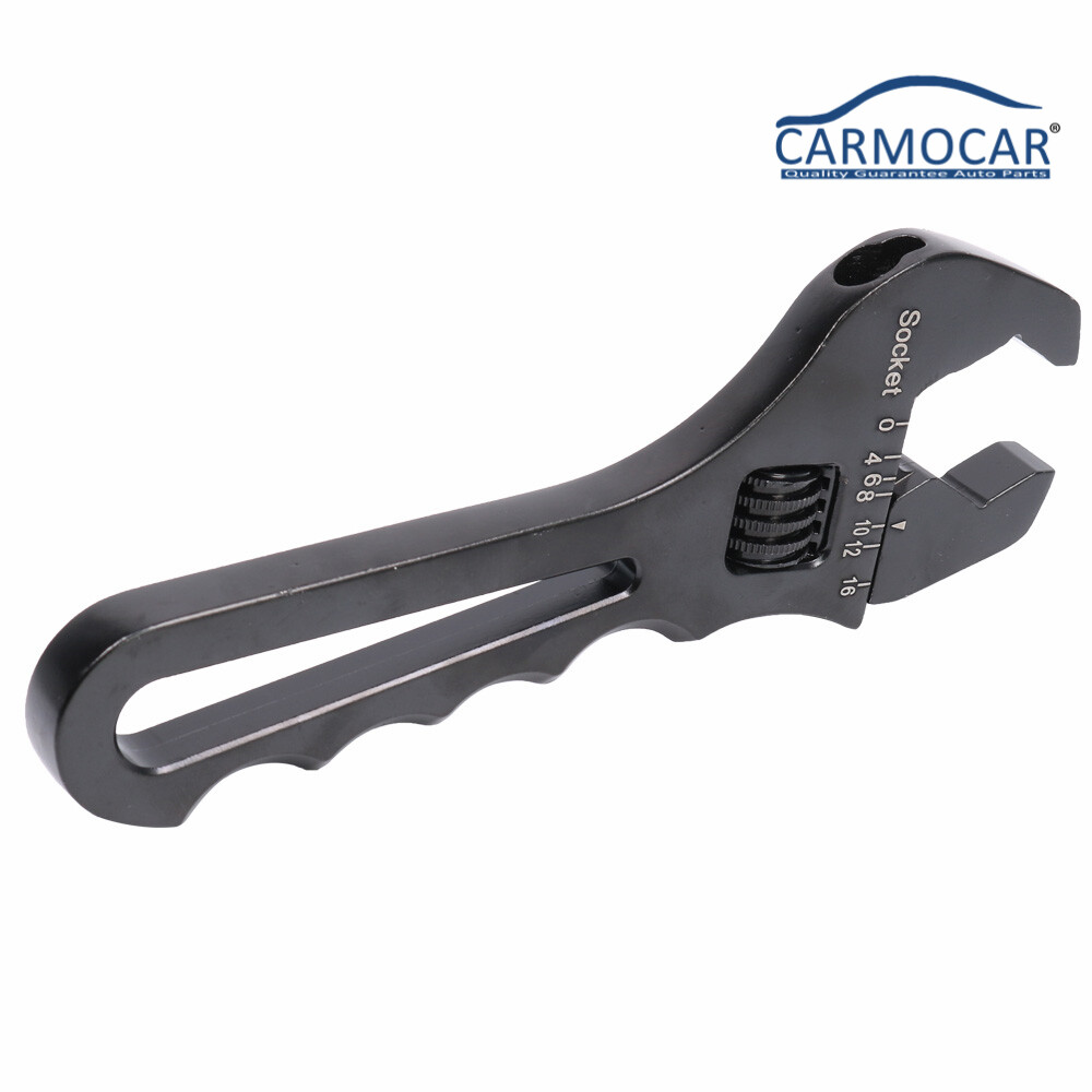 Adjustable Wrench Black Aluminum Tool Spanner 3AN-16AN for Hose End Fitting