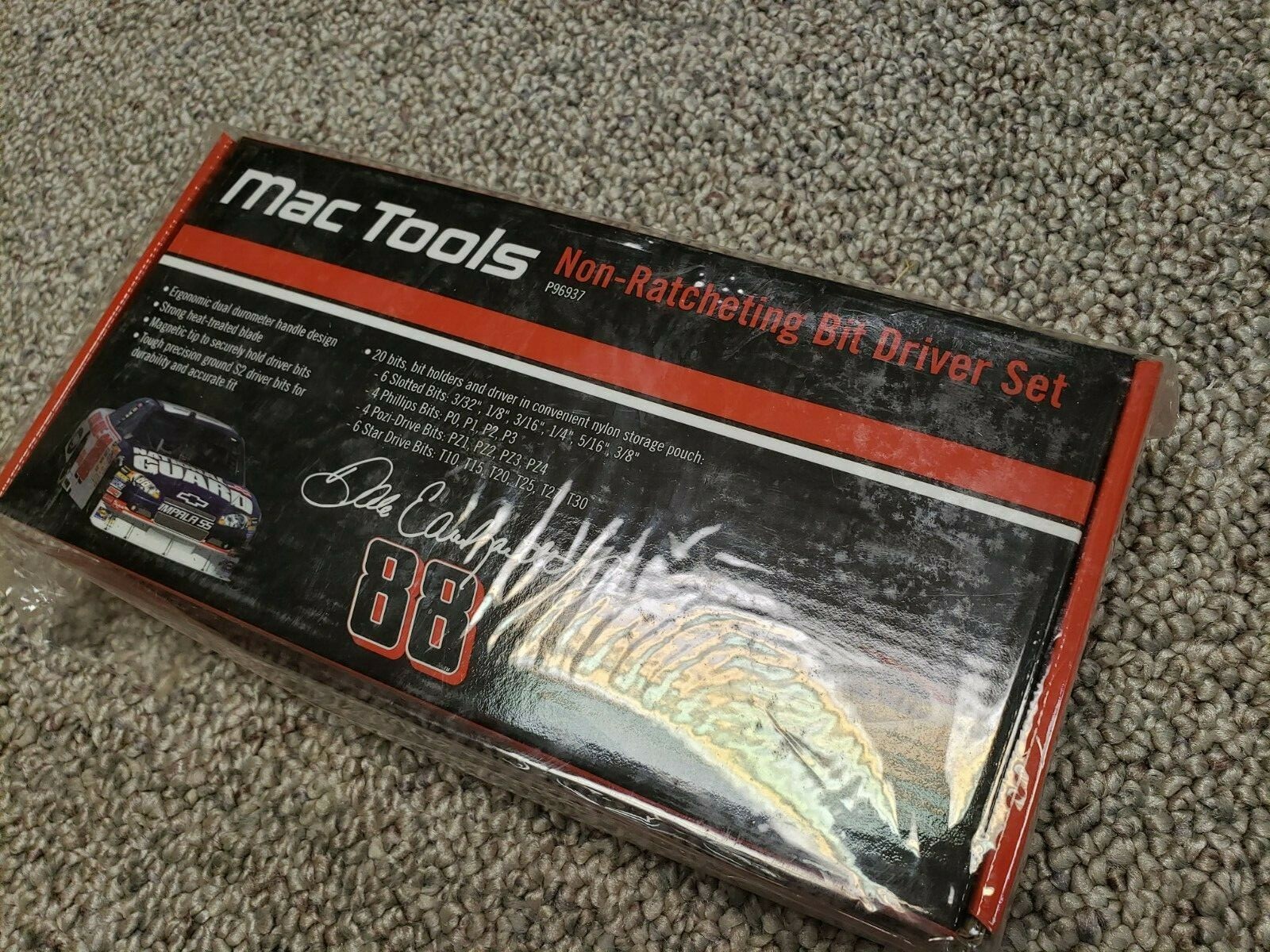Brand New Mac Tools Non-Ratcheting Bit Driver Set P96937 Dale Earnhardt Jr 88