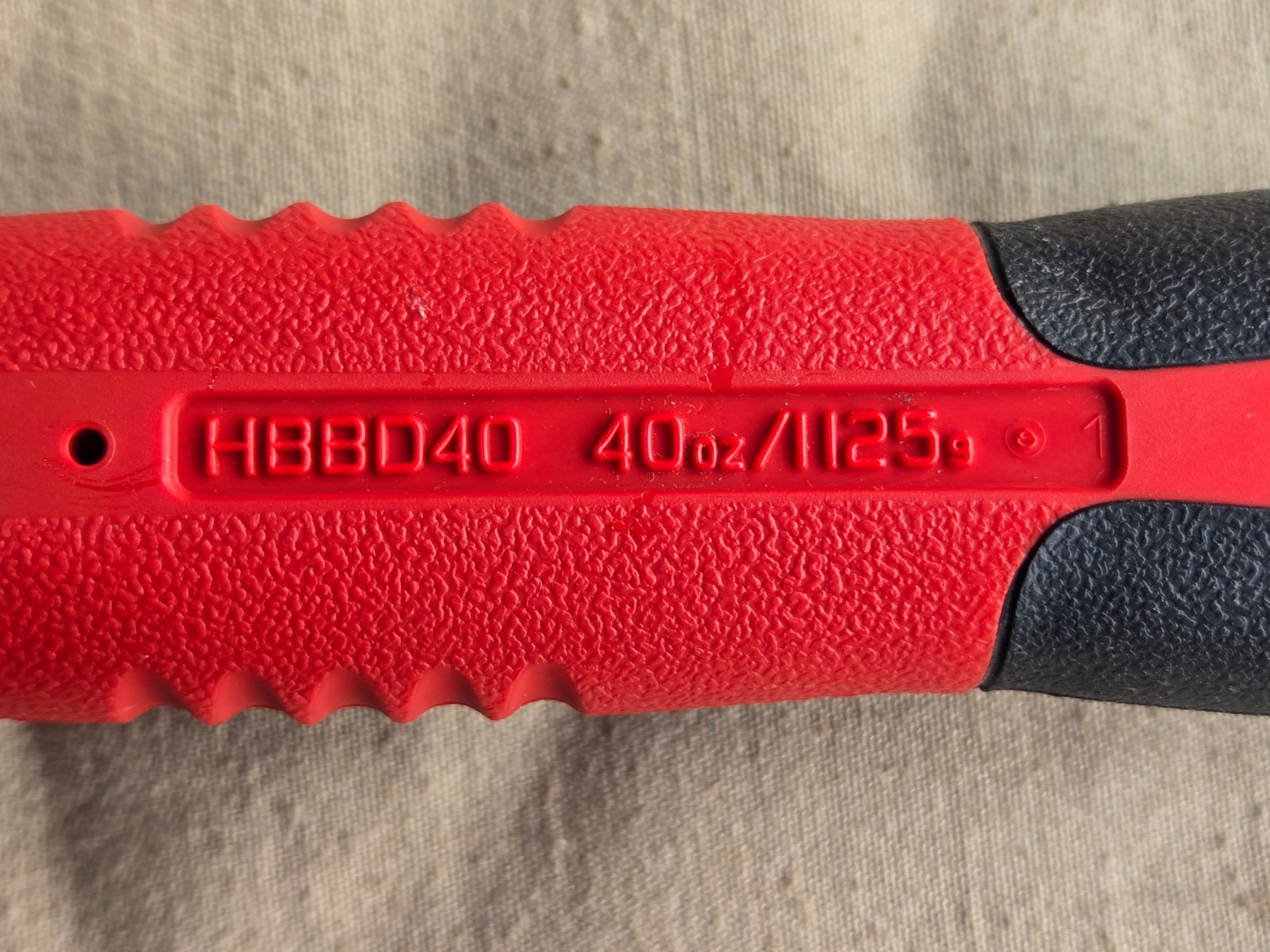 Snap-On HBBD40 Dead Blow Ball Peen Hammer 40oz