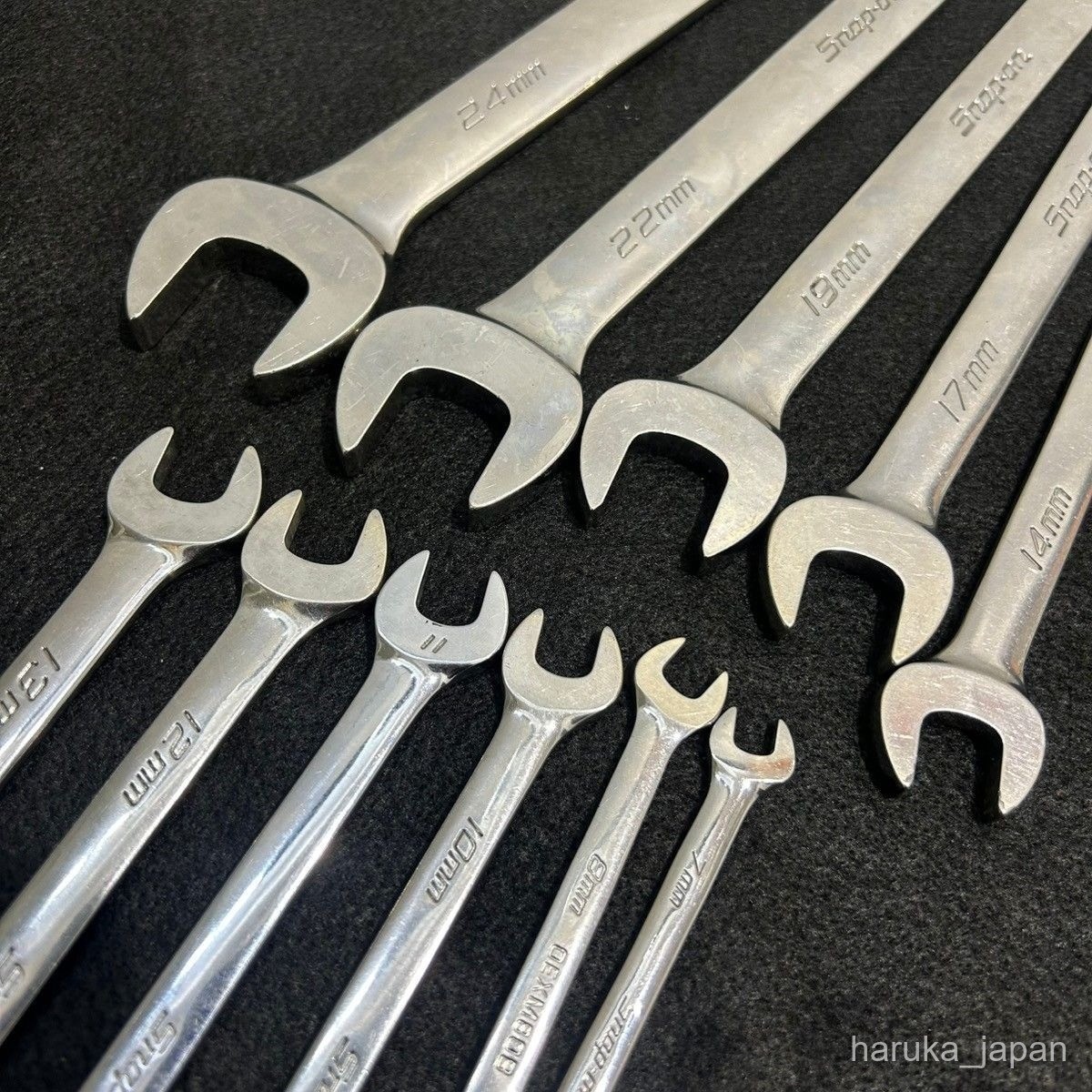 Snap-on OEXM SERIES 11 Piece Metric Combination Wrench Set [Used]