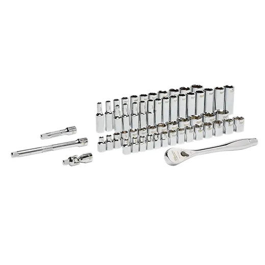Milwaukee 48-22-9008 3/8″ Drive 56 piece SAE / Metric Ratchet & Socket Tool Set