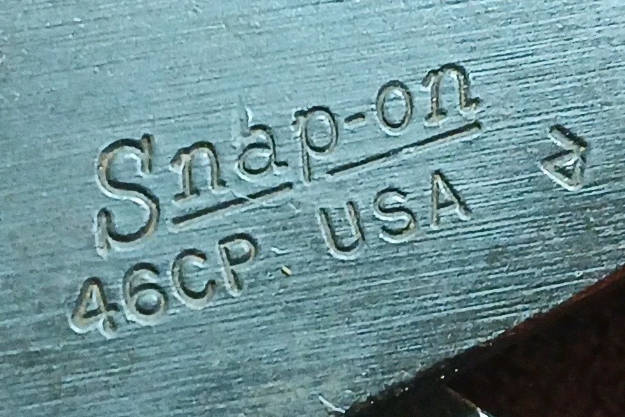 Vintage SNAP-ON 46CP Slip Joint Pliers Red Grips, 6.5″, Made In The U.S.A.