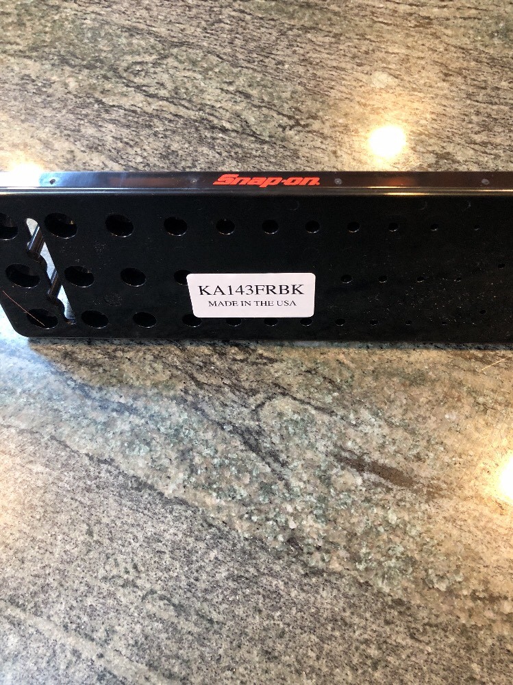 Snap On ka143frbk 1/4 sae 3 post socket tray black