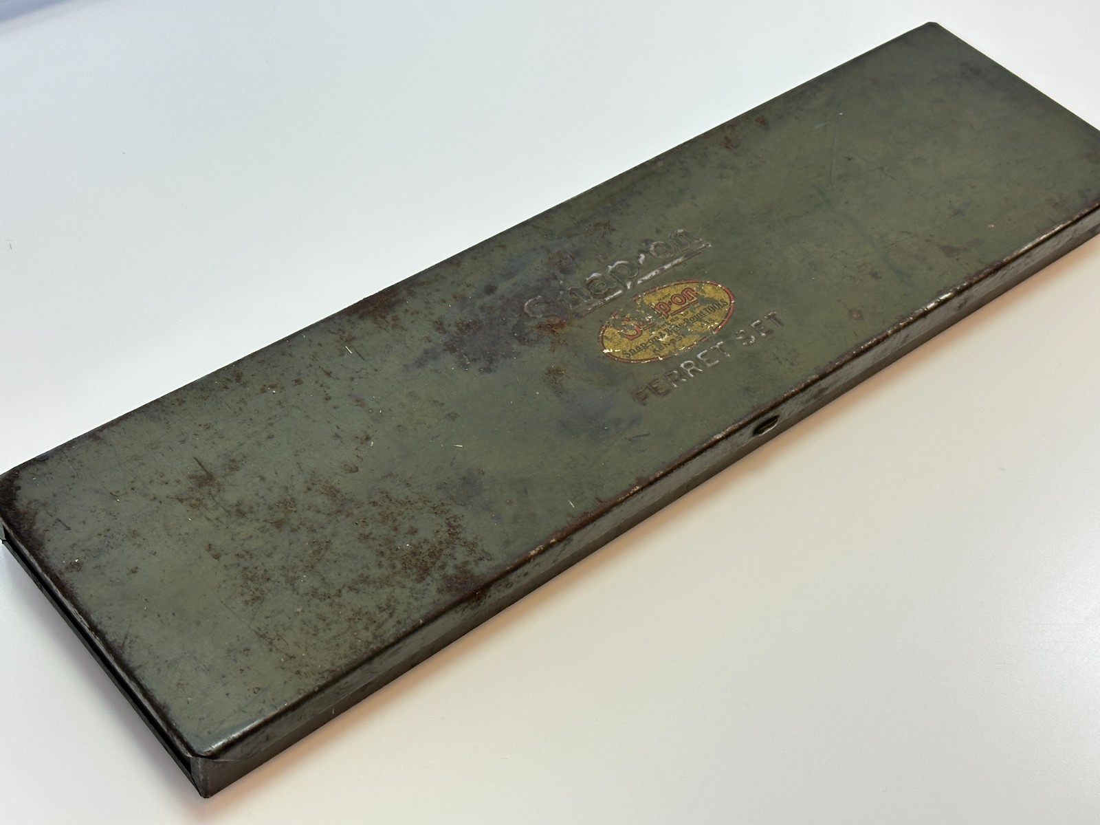 Snap On Tools USA (Kenosha WI) RARE Ferret Set Tool Box Case, Vintage Original