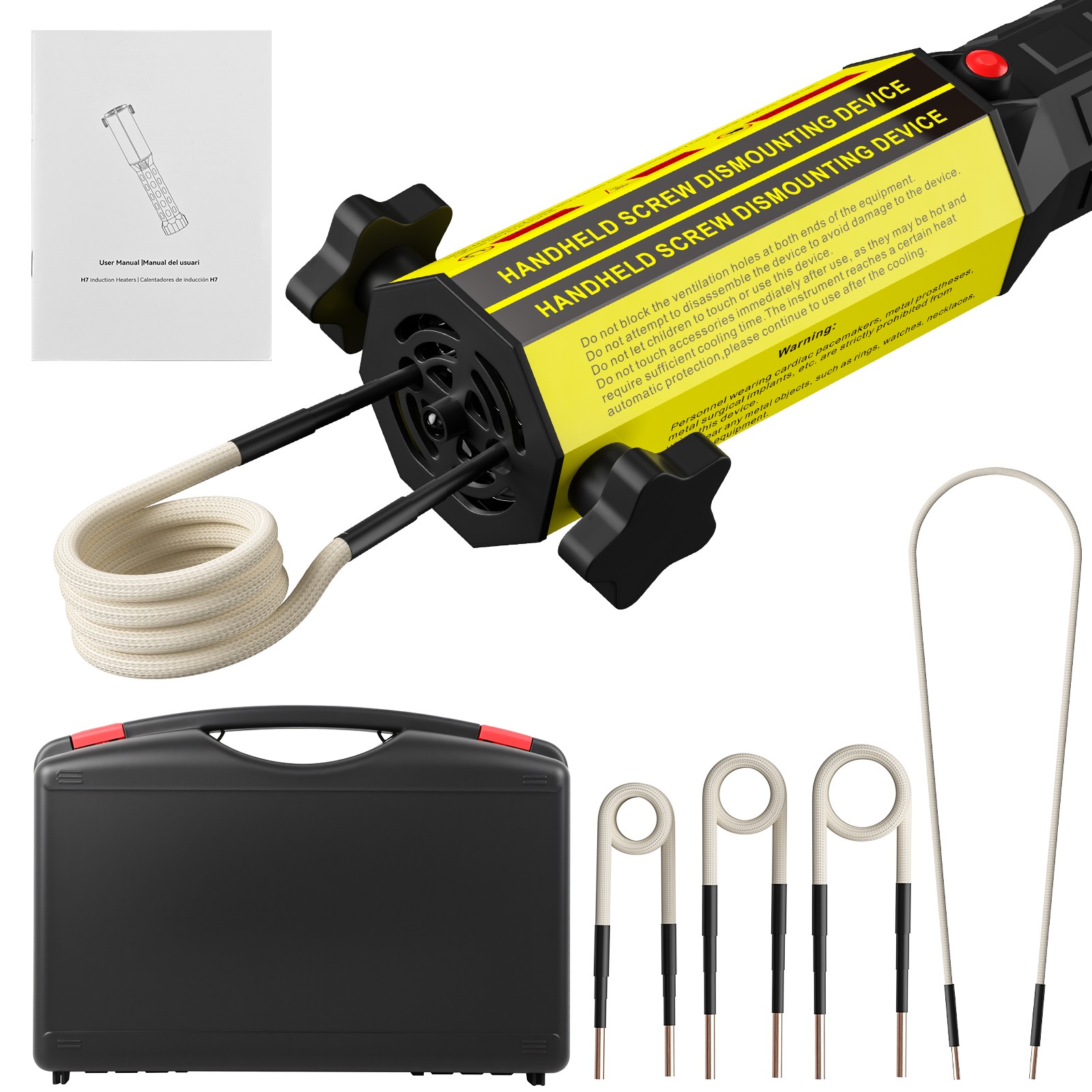 Magnetic Induction Heater Kit 1100W Rusty Bolt Buster for Automotive