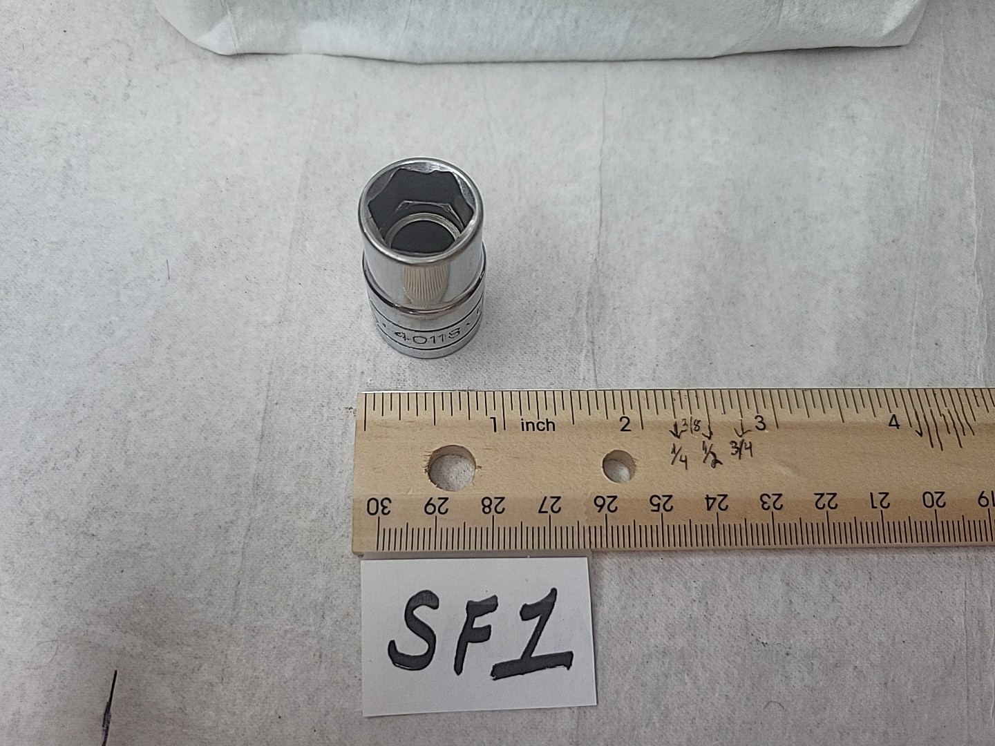 SK 40118 9/16″ Socket, 1/2″ Drive 6 Point Shallow Polished Chrome Socket USA