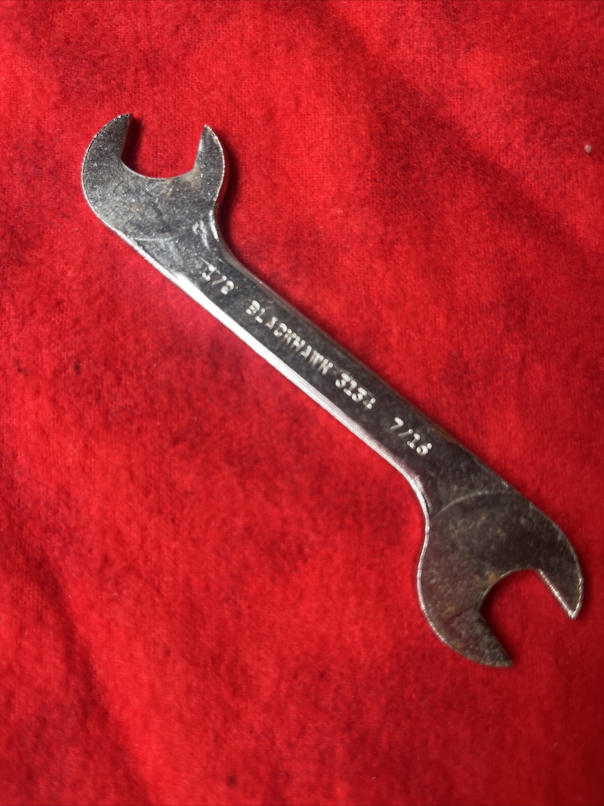 BLACKHAWK 3134 DOUBLE OPEN-END WRENCH 1/2″ x 7/16″ – USA (k22)