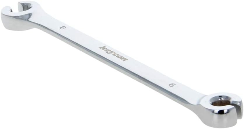 Flare Nut Wrench, 6Mm X 8Mm Metric Double Open End, 2 Pcs
