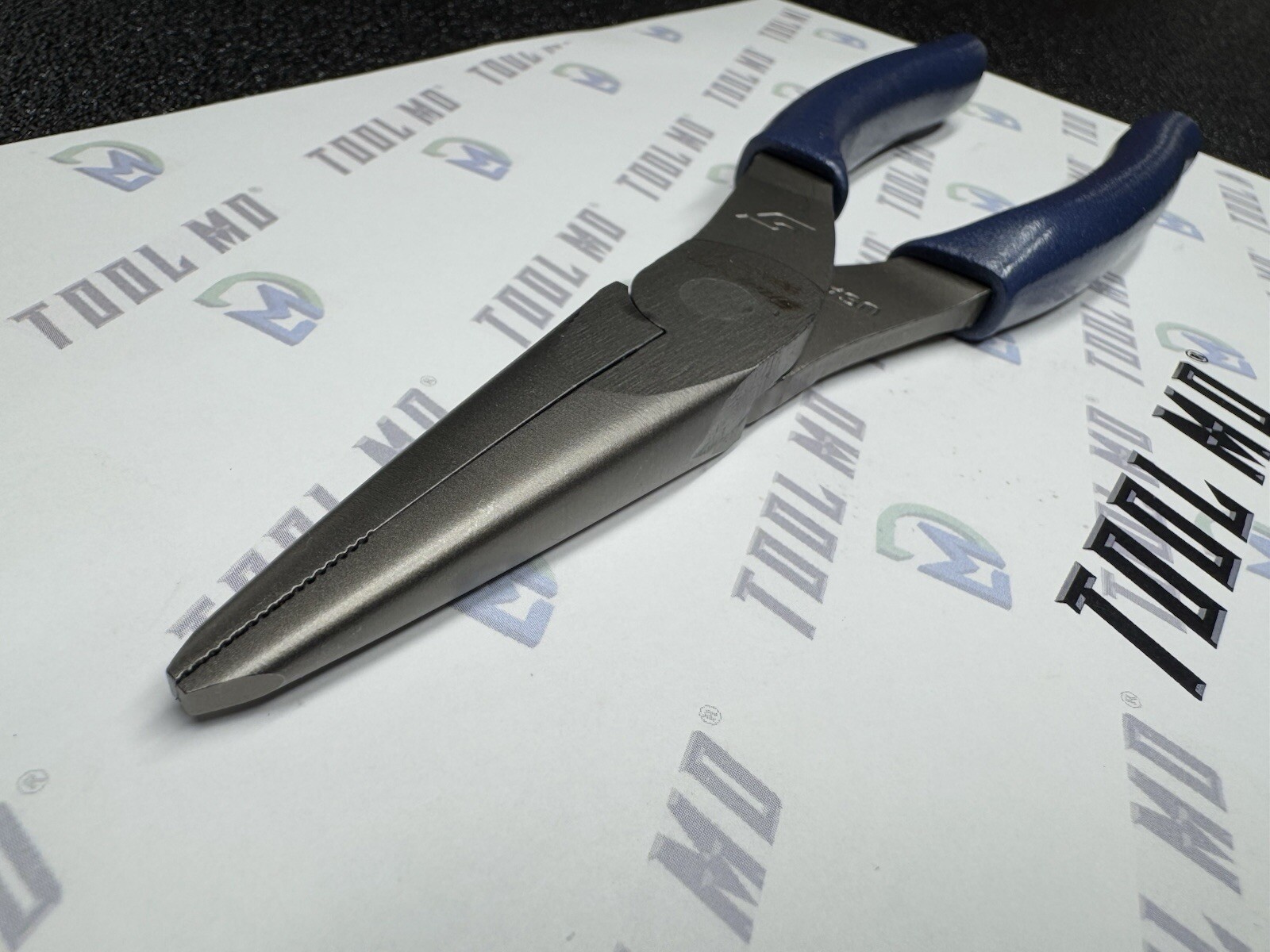 Snap-on Tools USA NEW POWER BLUE 8″ Talon Soft Grip Needle Nose Pliers 96ACF