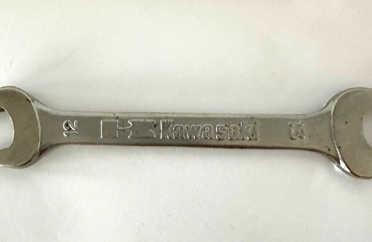 Kawasaki Motorcycle Mito-7 Open End Wrench Metric 12 & 13mm~~Under Seat Tool Kit