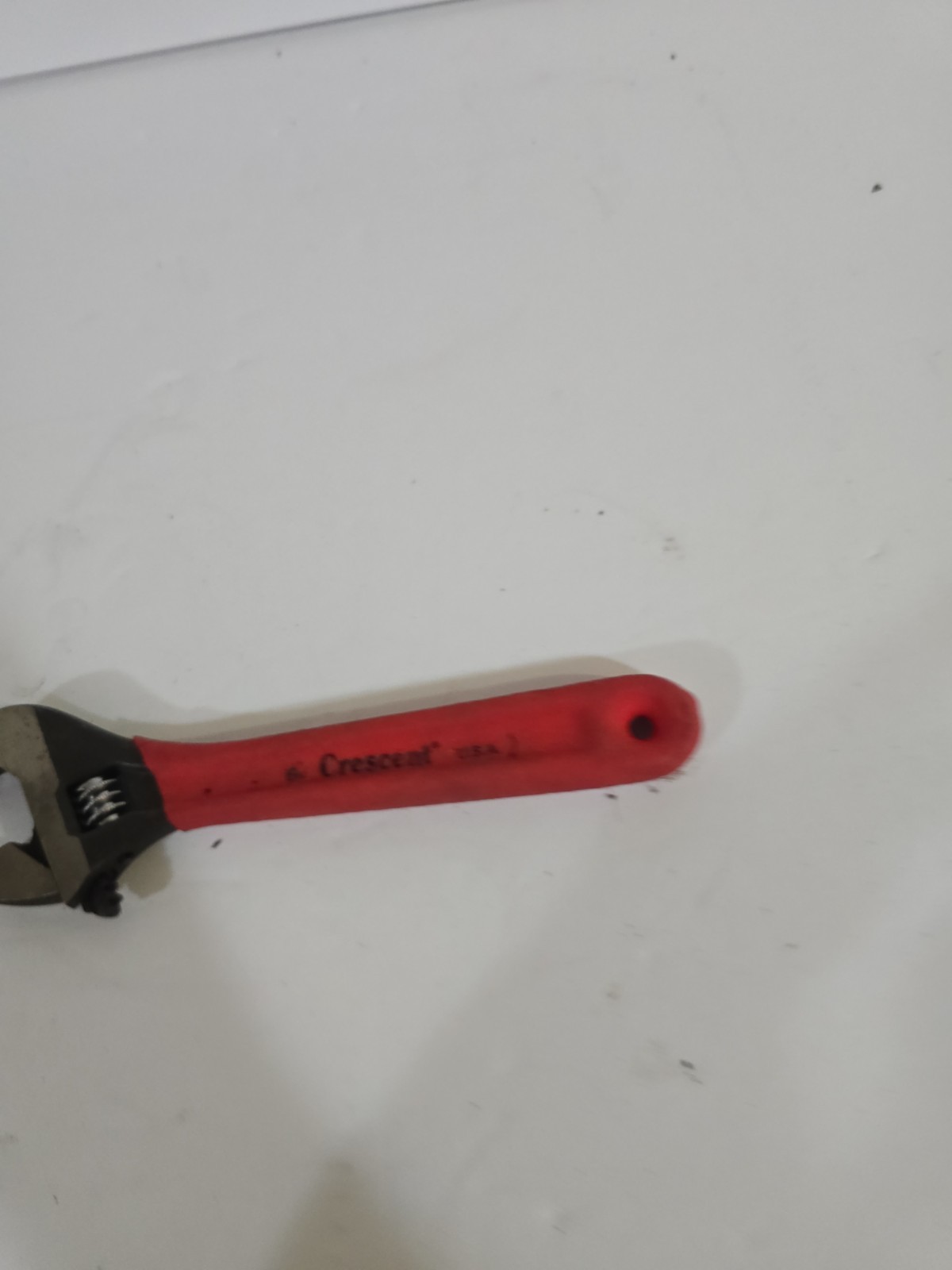 Crescent 6″ Adjustable Wrench Red Non-Slip Cushion Grip Made In USA