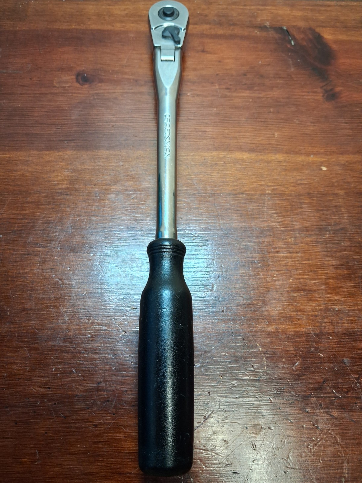 Craftsman 44836 3/8 Drive Quick Release Flex Head Ratchet Black Plastic Grip