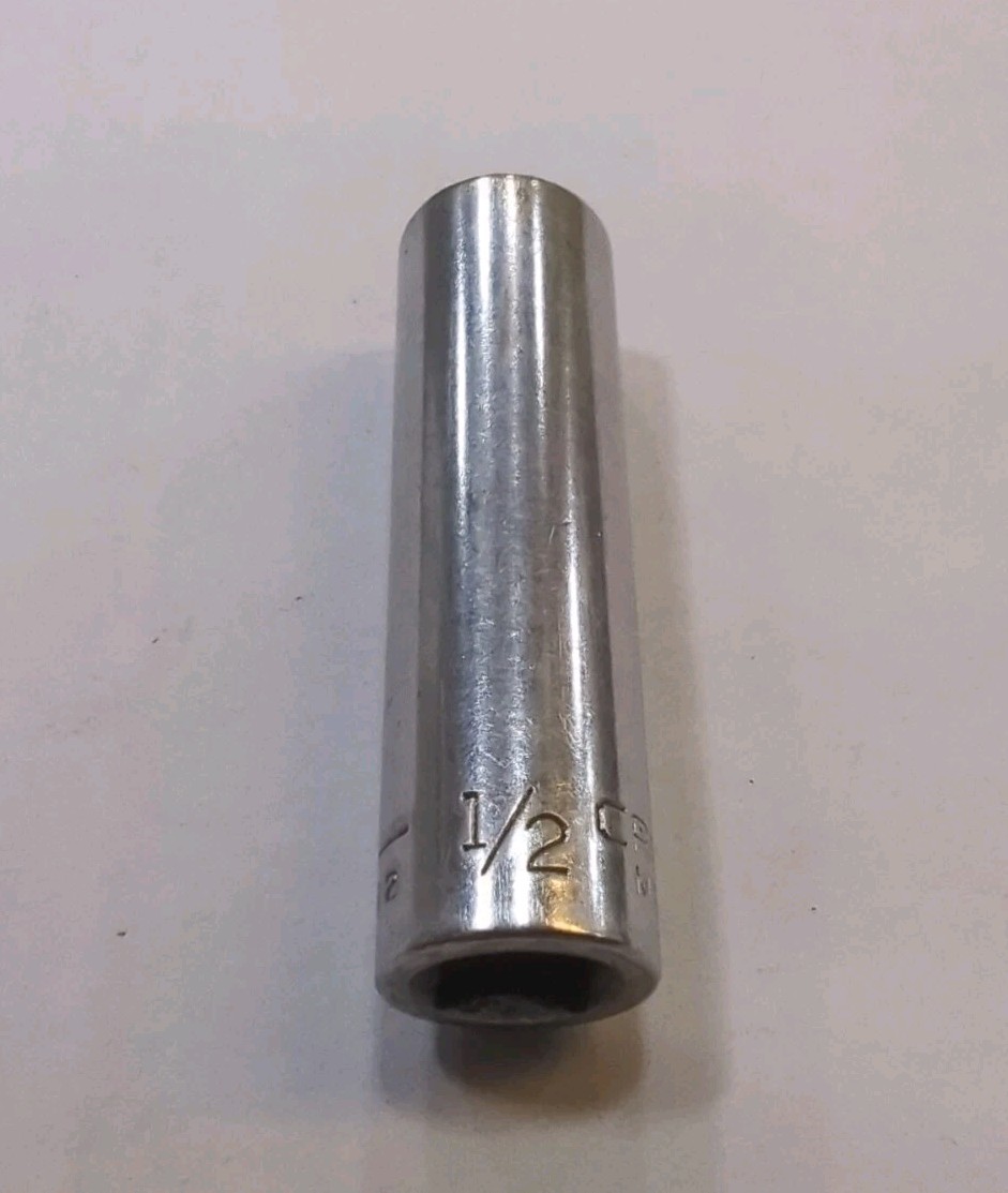 Craftsman V USA 3/8″ drive deep 12pt SAE socket 1/2″ OM 43312