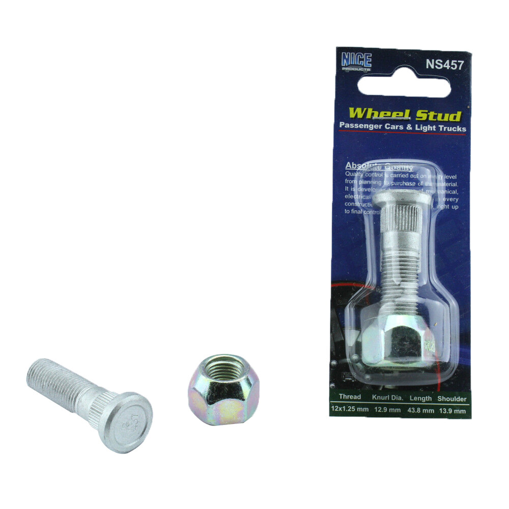 Nice Wheel Stud & Nut for Nissan Maxima J30 02/90-10/92 Front Rear NS457