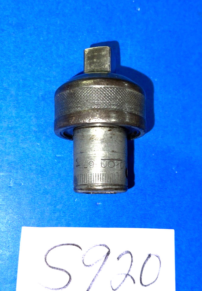 SNAP-ON TOOLS VINTAGE 1/2 DRIVE RATCHETING ADAPTOR 1944 INCLUDES SHIPED IN US