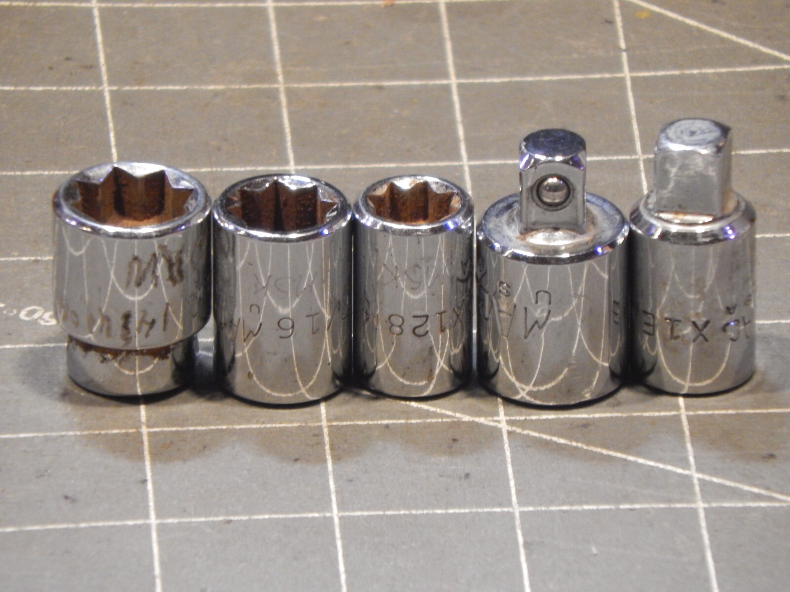Mac Metric 38Pc 3/8 Drive General Service Set Socket 6MM 19MM Metal Box Dr