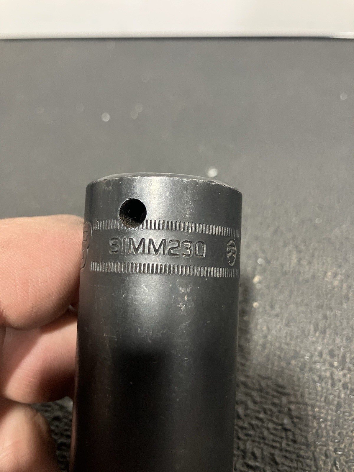 Snap-On 23mm 1/2 in Drive Deep Impact Socket 6 Pt Flank Drive SIMM230