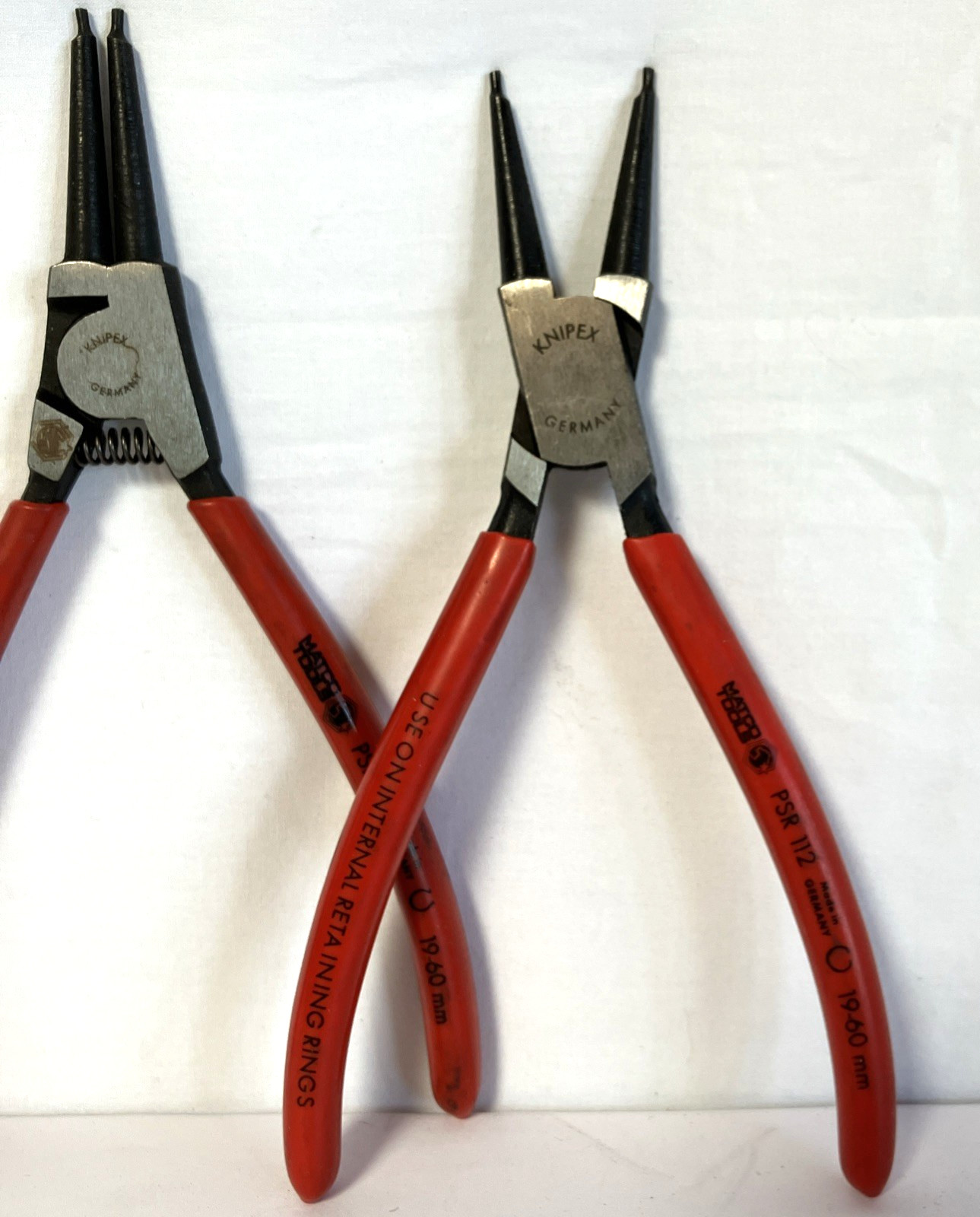 Matco Knipex Internal Retaining Ring Pliers PSR 212 PSR 211 PSR 111 PSR 112